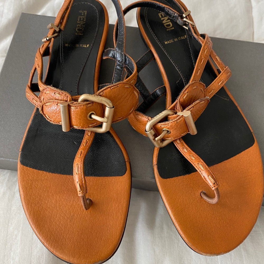 Fendi sandals. Worn 3 times.